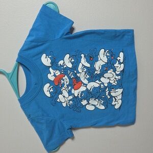 Blue Smurfs Kids T-Shirt